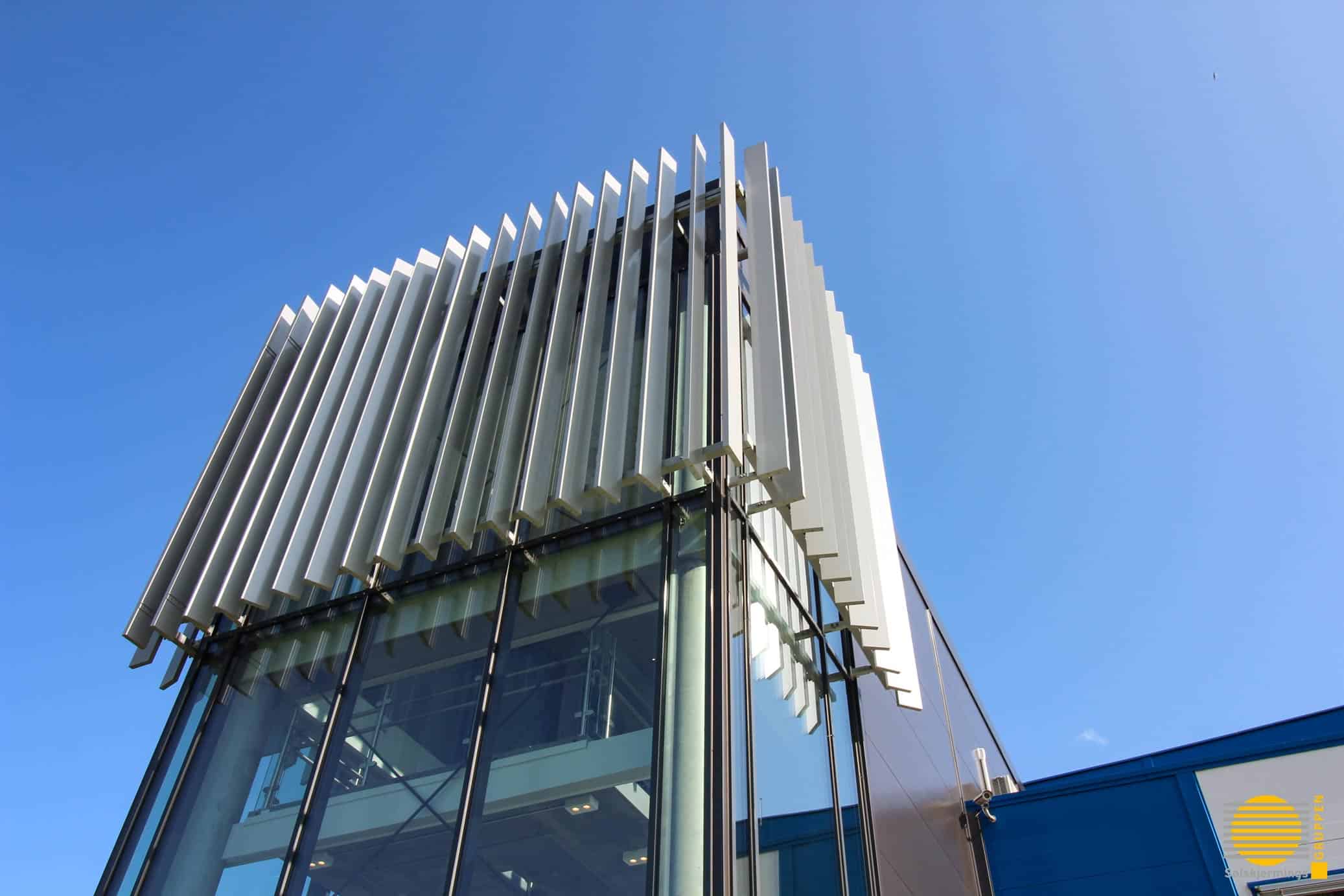 solskjerming næringsbygg