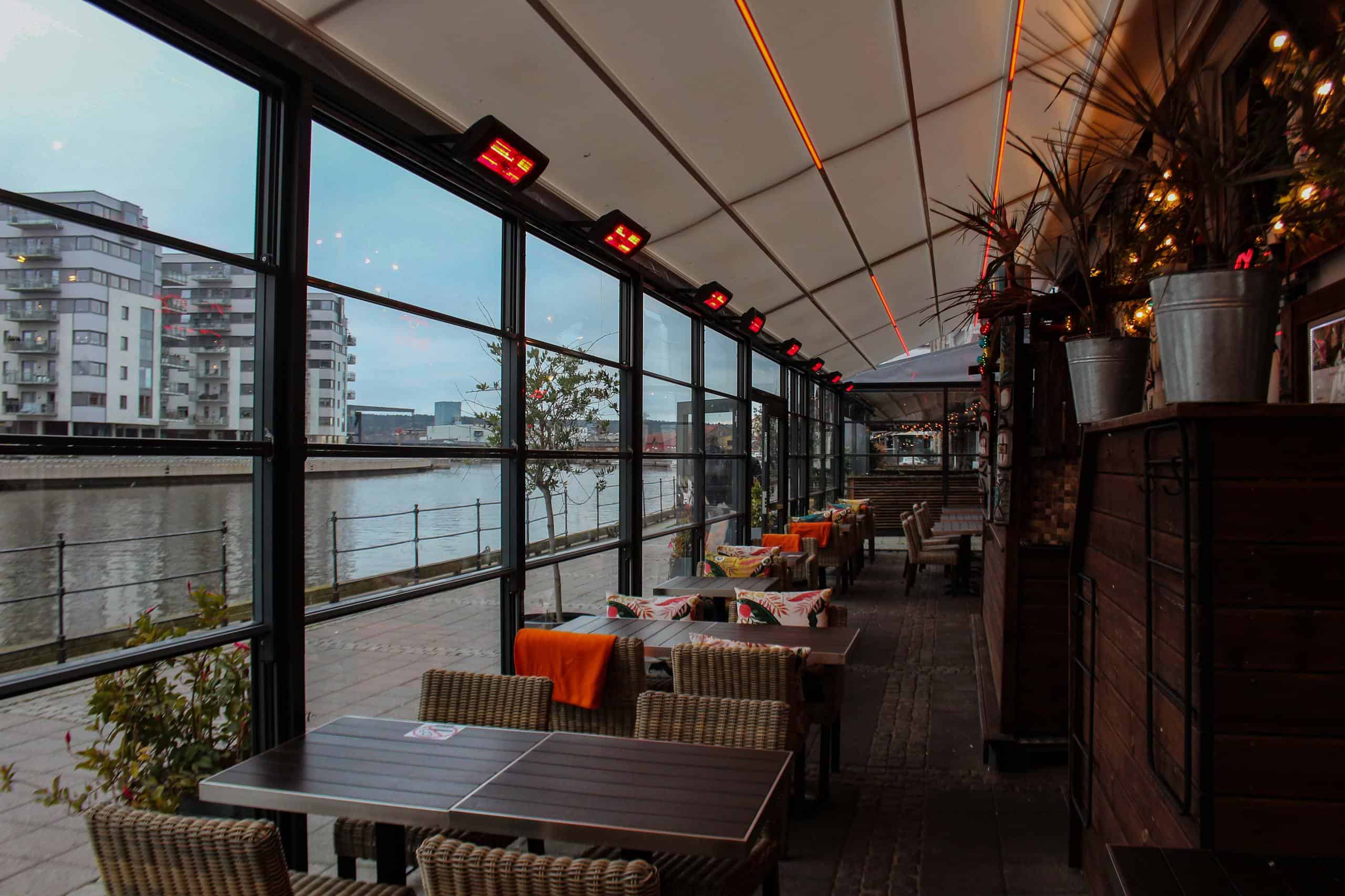 uteservering pergola