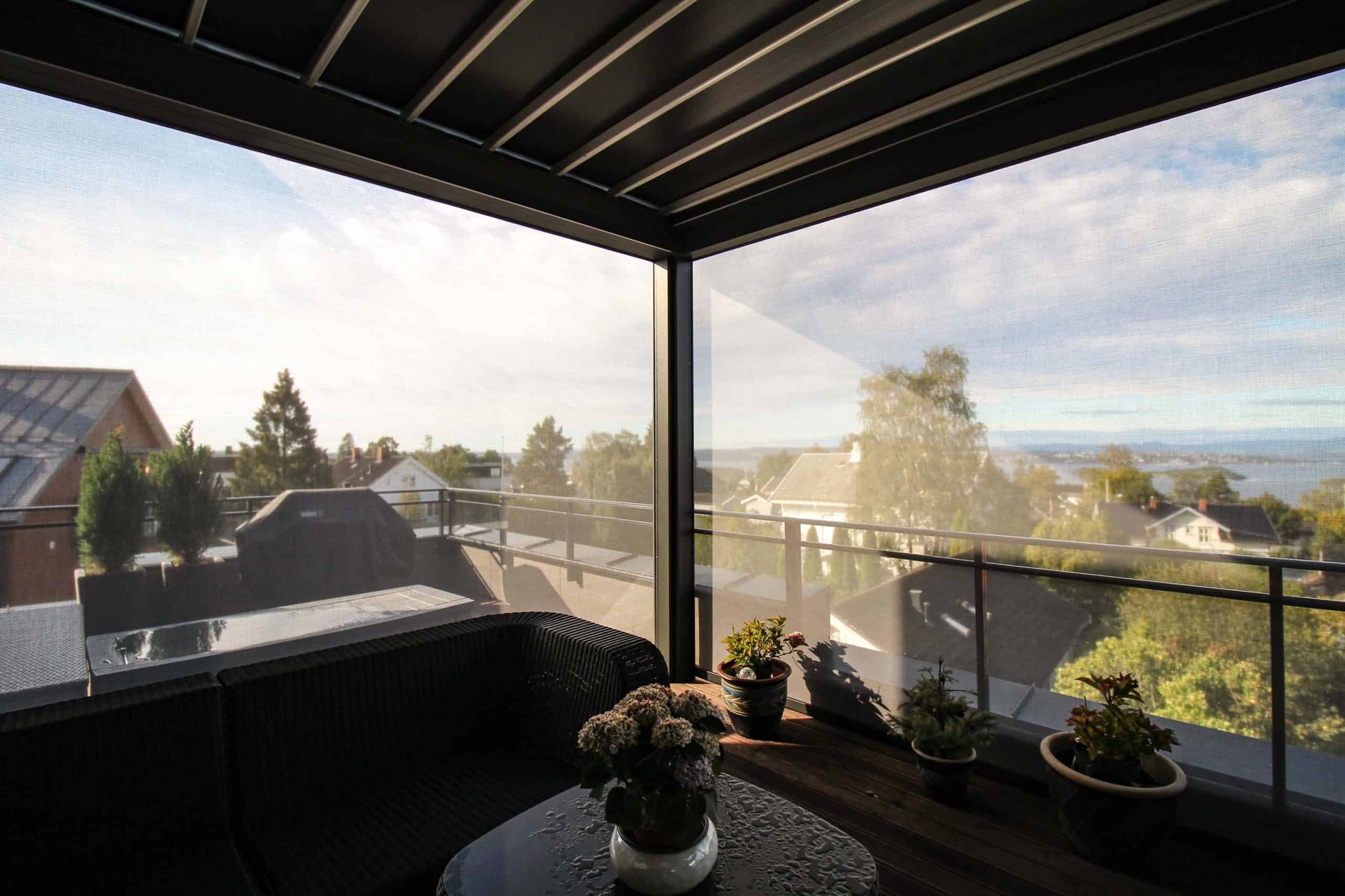 pergola solskjerming