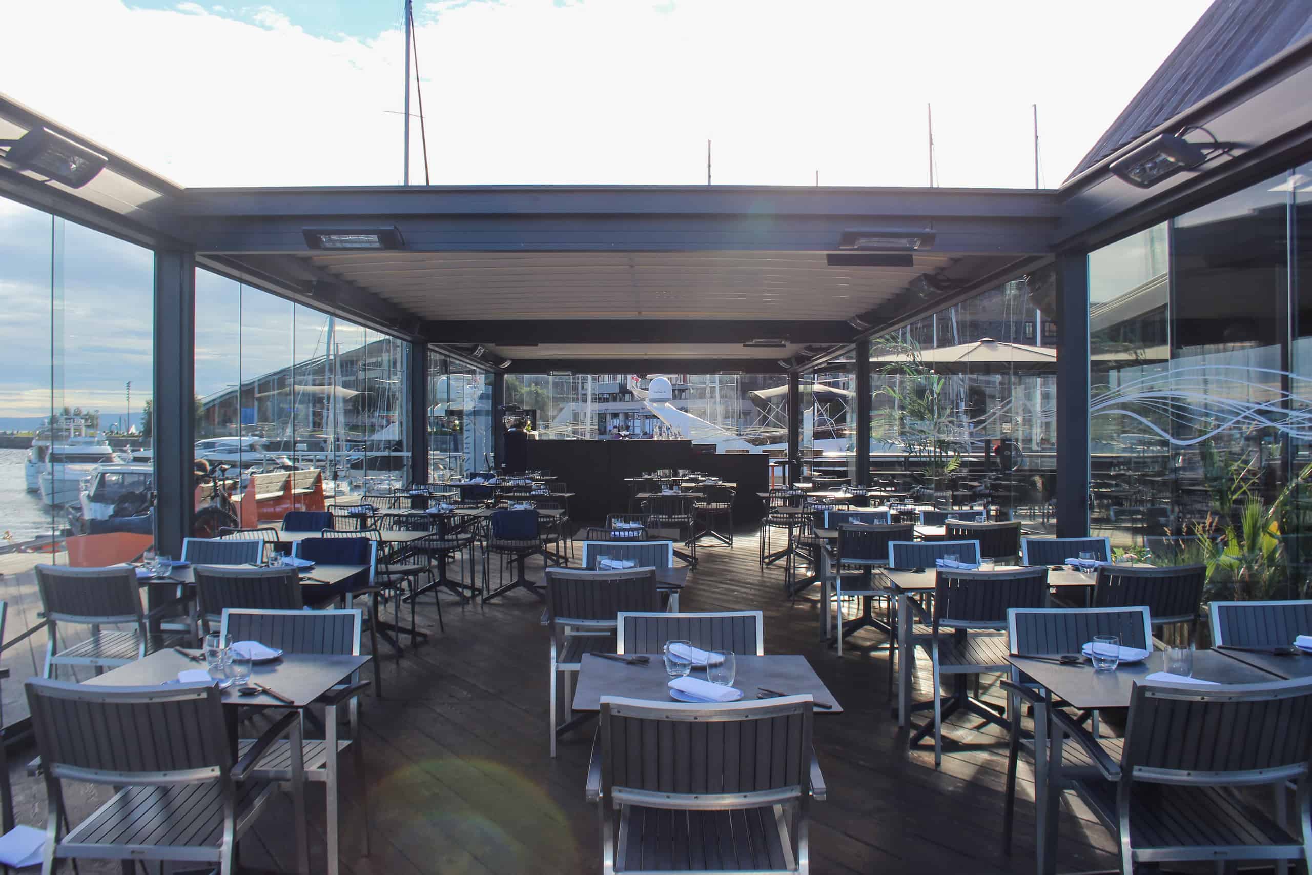 solskjerming av hele uteserveringen