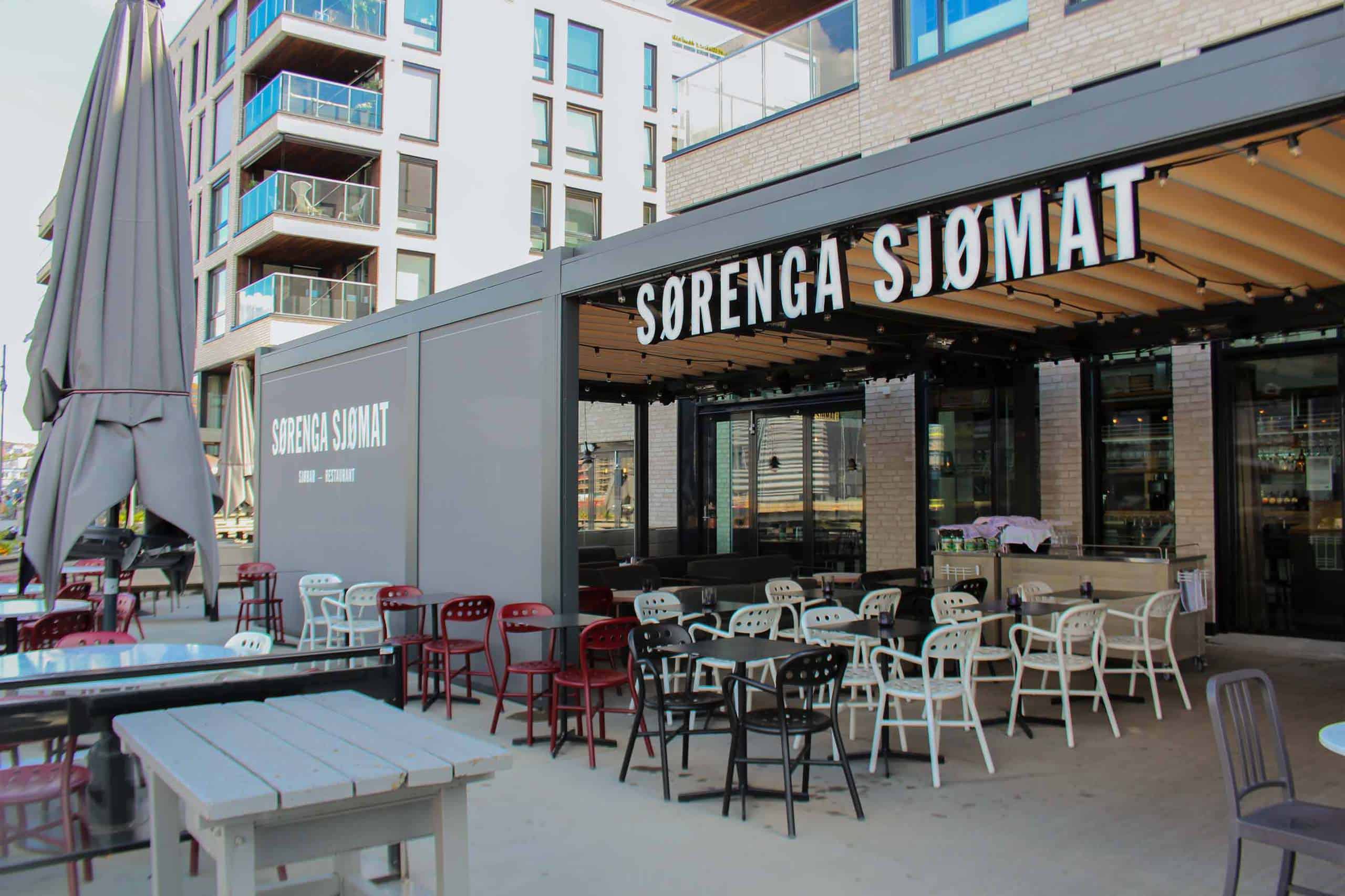 zip screen på sørenga sjømat restaurant