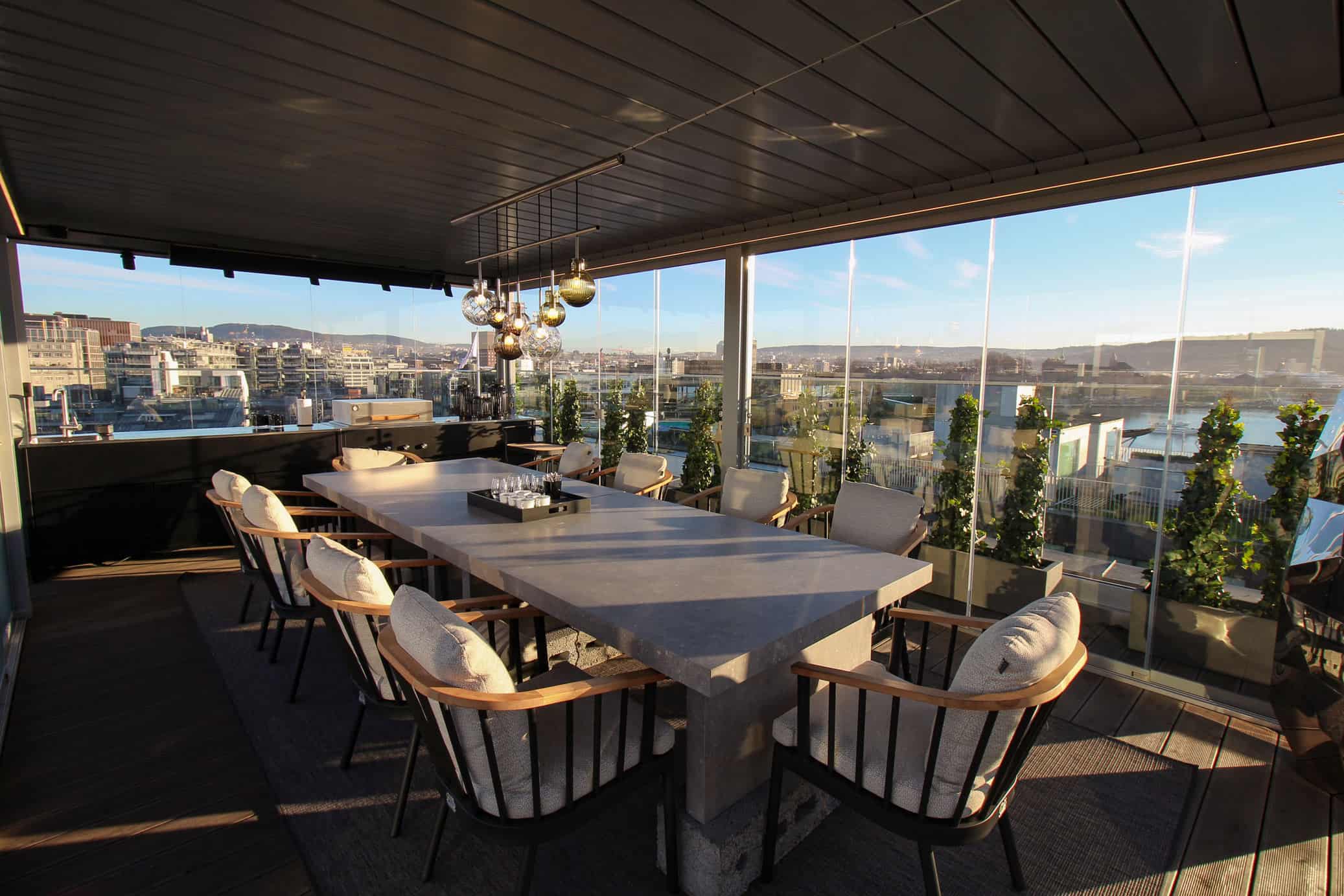 Takterrasse Tjuvholmen