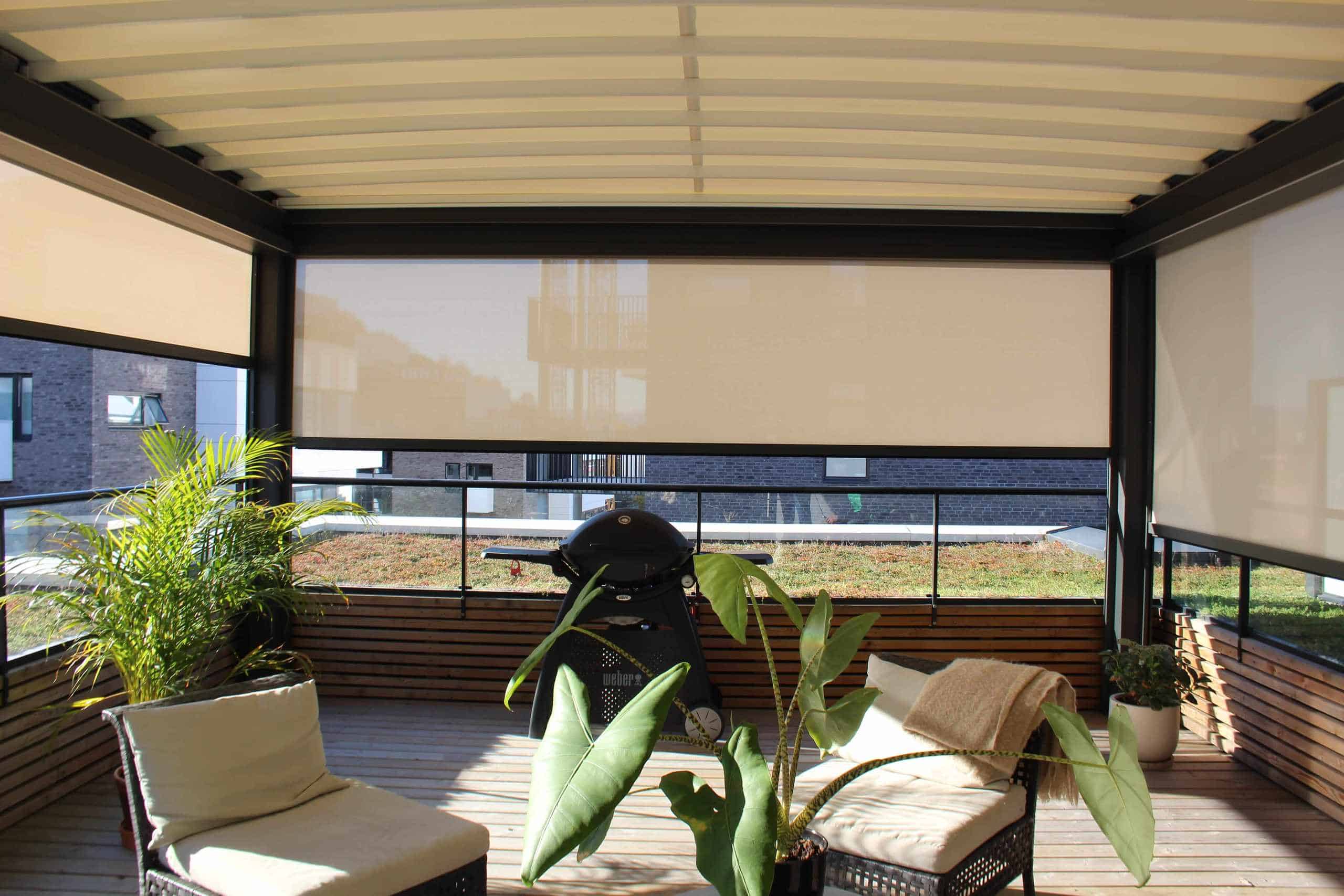 Pergola varmelampe privat