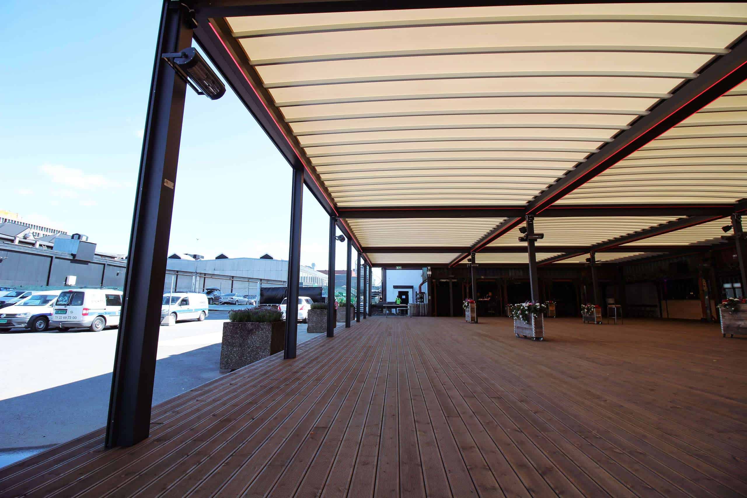 pergola solskjerming