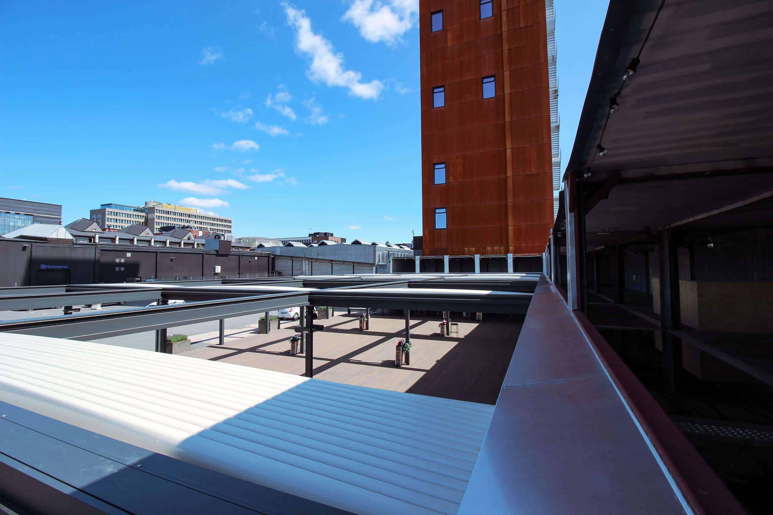 solskjerming tak pergola