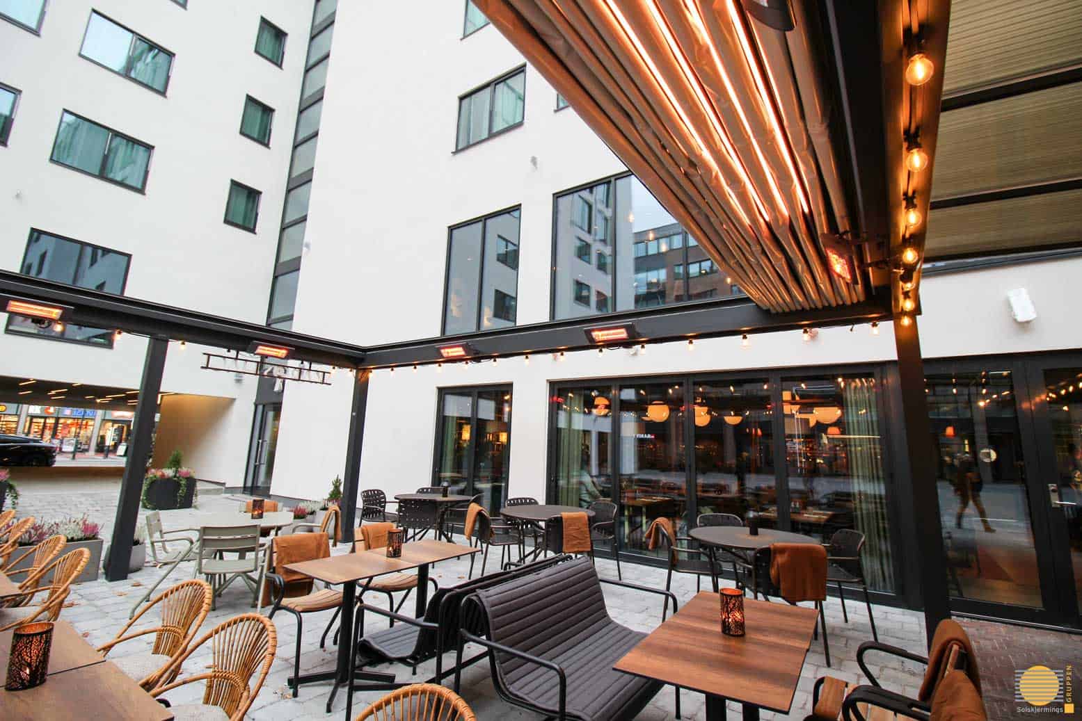 serveringssted hotell uteservering