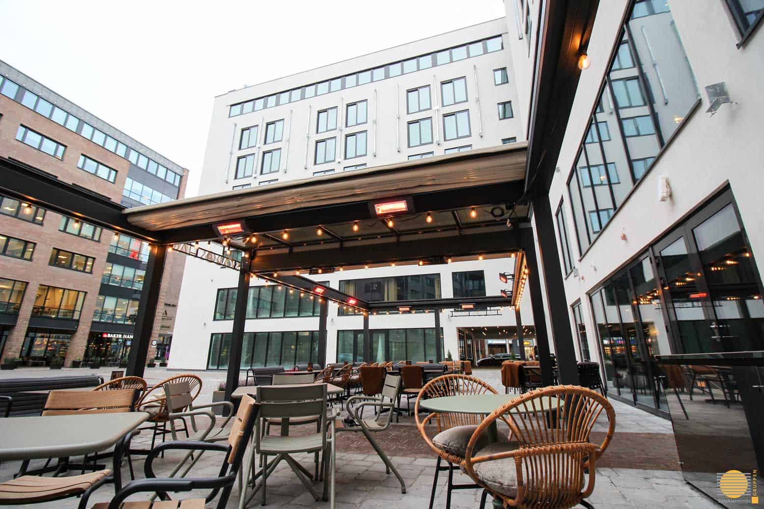 pergolatak hotell uteservering